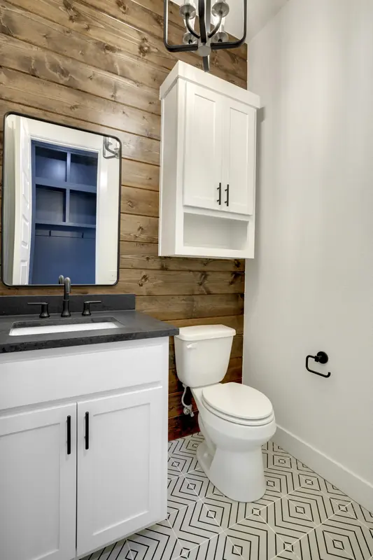 Powder bath, The Cedar & Batten Farmhouse