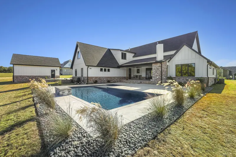 Pool and outdoor living space