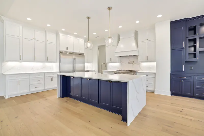 Custom kitchen by Hillside Homes