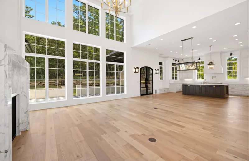 Kitchen and great room, The White Brick Estate
